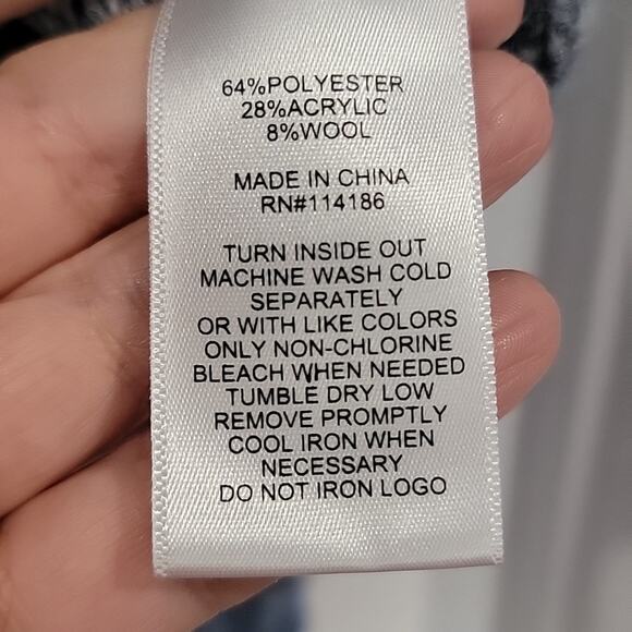 Frye & Co. Spacedyed Ombre Sweater With Fringe In Heritage Navy, M - Picture 6 of 6